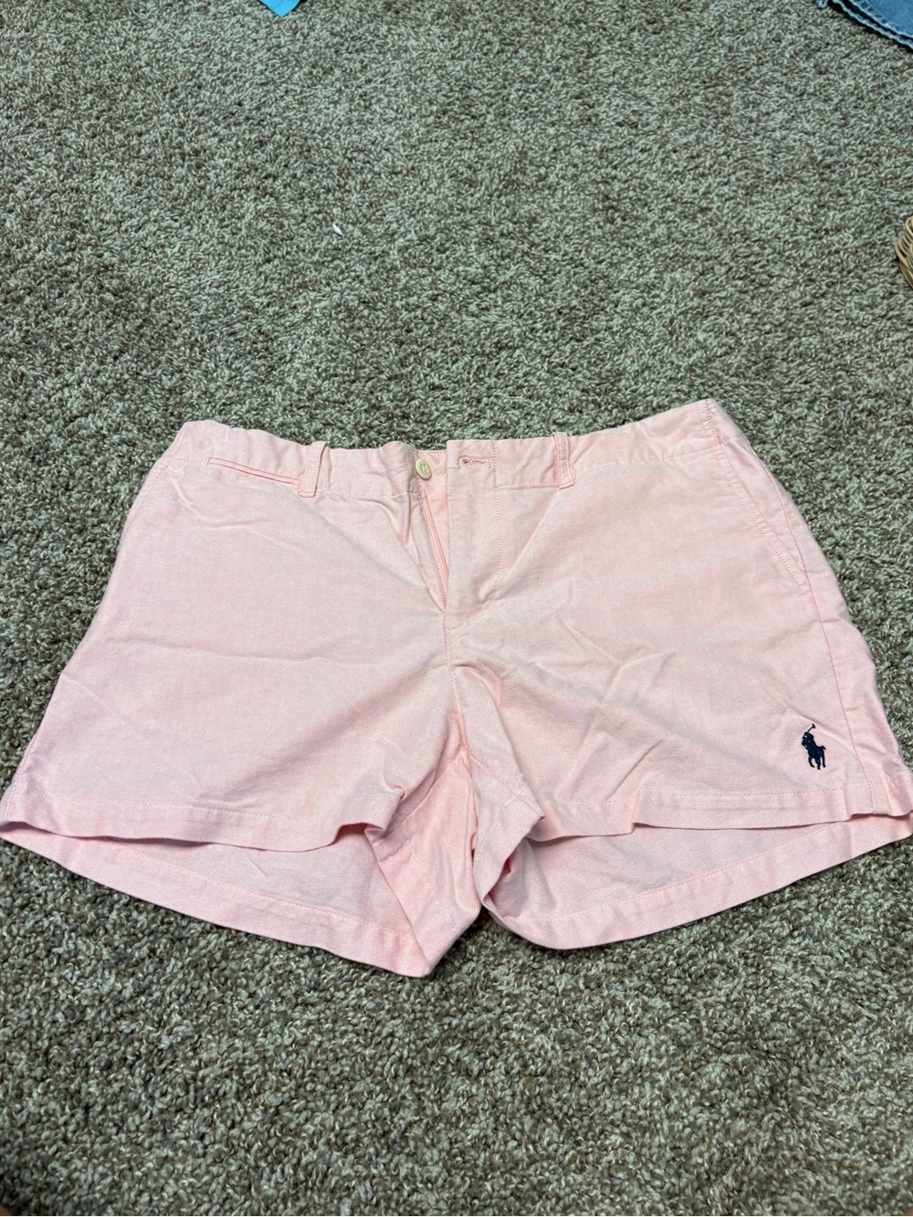 Ralph Lauren Pale Pink Cotton Women's Shorts